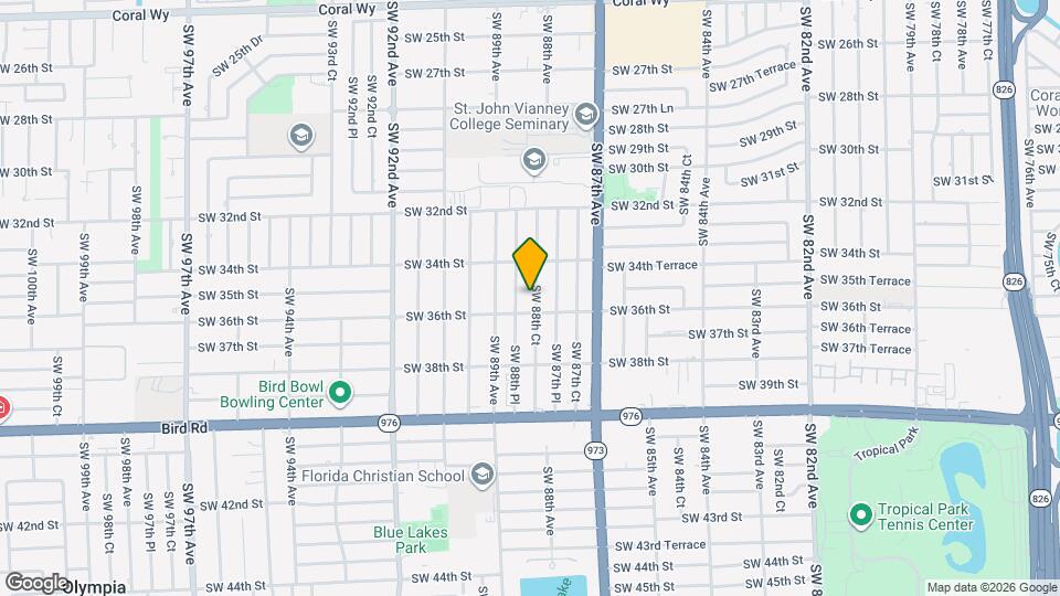 3520 SW 88th Ct Map and Location Details