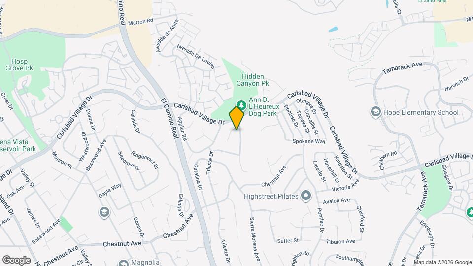 3407 Santa Clara Way Map and Location Details