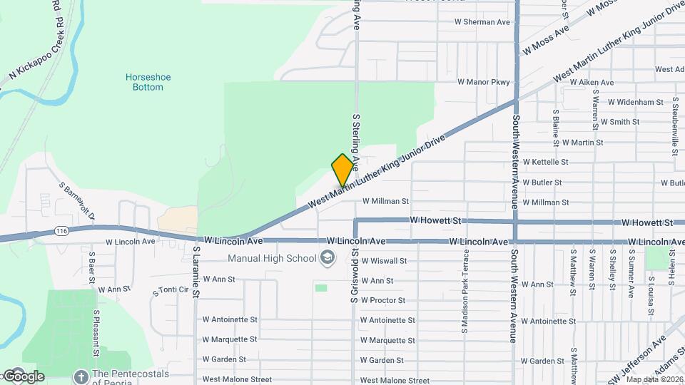 2516 West Martin Luther King Junior Drive Map and Location Details