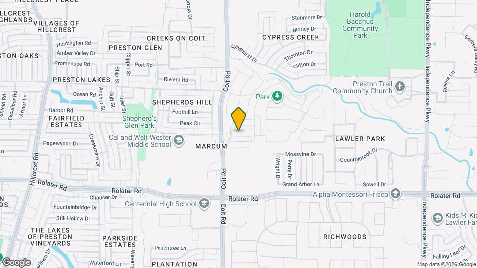 12851 Shepherds Hill Ln Map and Location Details