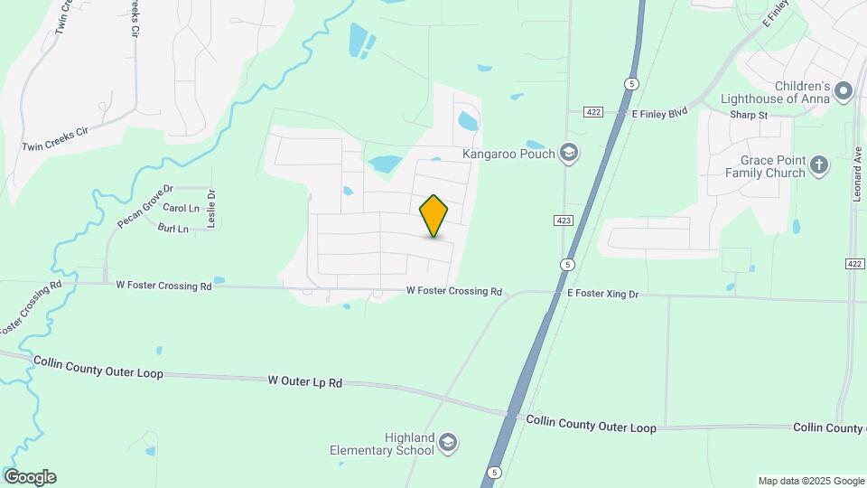 721 Bois D'Arc Ln Map and Location Details