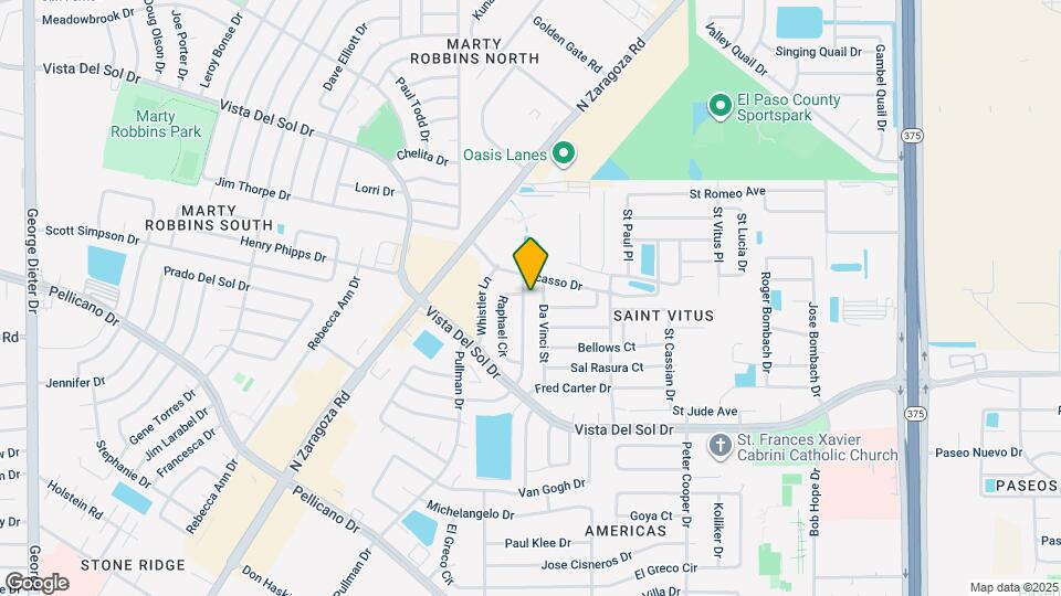 1582 Diego Rivera Dr Map and Location Details