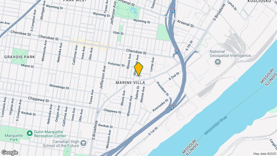 3541-3545 Salena St Map and Location Details