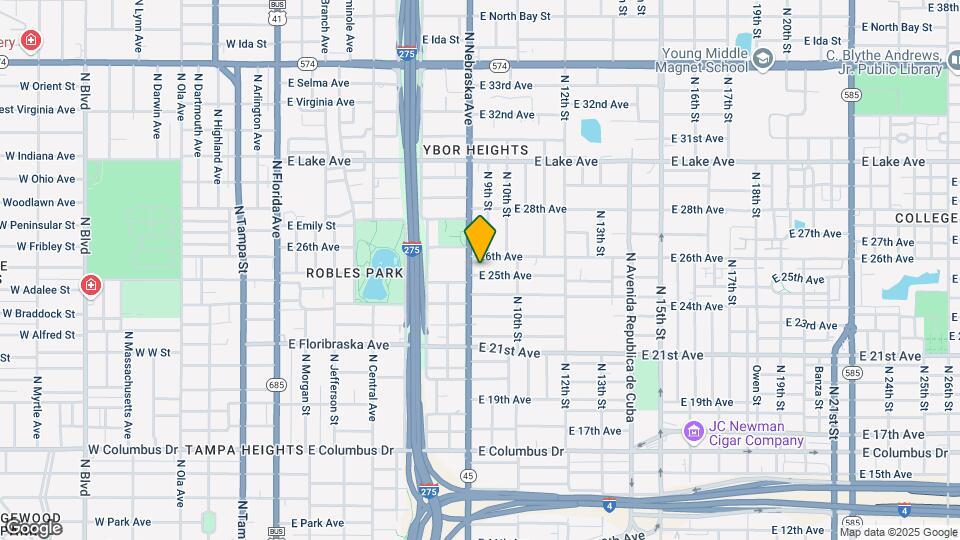 904 E 25th Ave Map and Location Details