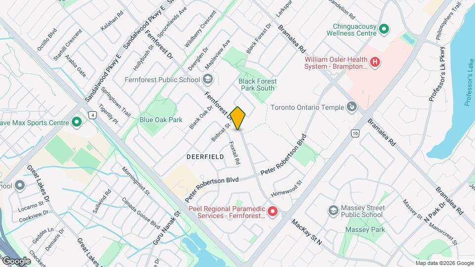 202 Fernforest Dr Map and Location Details