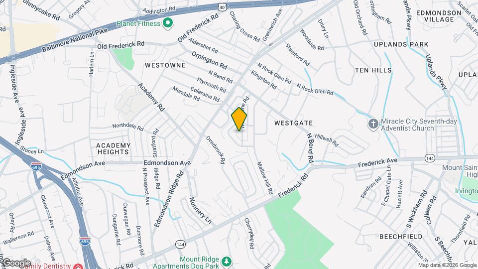 324 Westowne Rd Map and Location Details