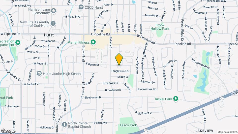 738 E Pecan St Map and Location Details