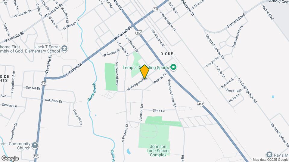 411-411 W Waggoner St Map and Location Details