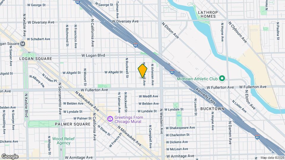 2428 N Campbell Ave Map and Location Details