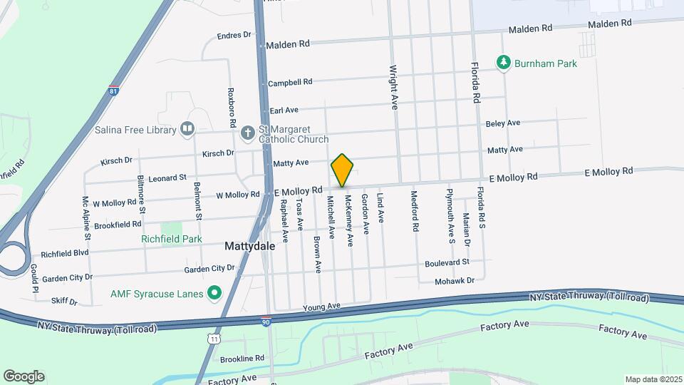 206 E Molloy Rd Map and Location Details