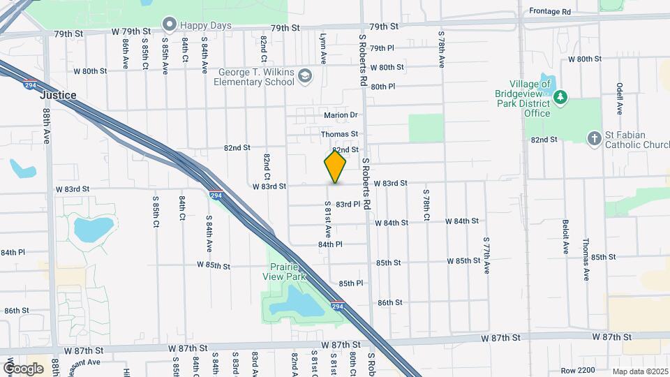 8045 W 83 St Map and Location Details
