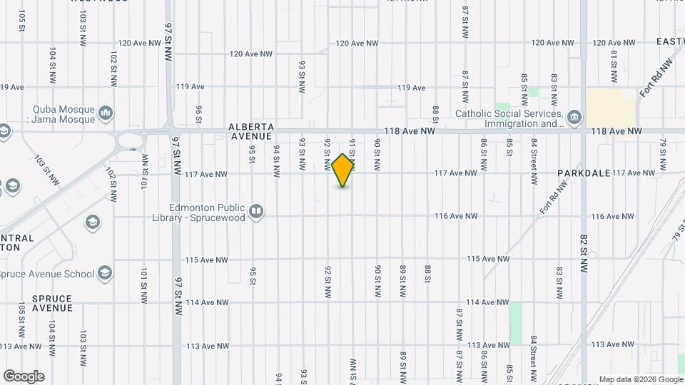 11628-11691 91 St NW Map and Location Details