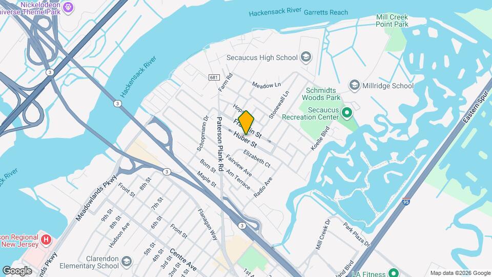 166 Huber St, Unit 2 Map and Location Details