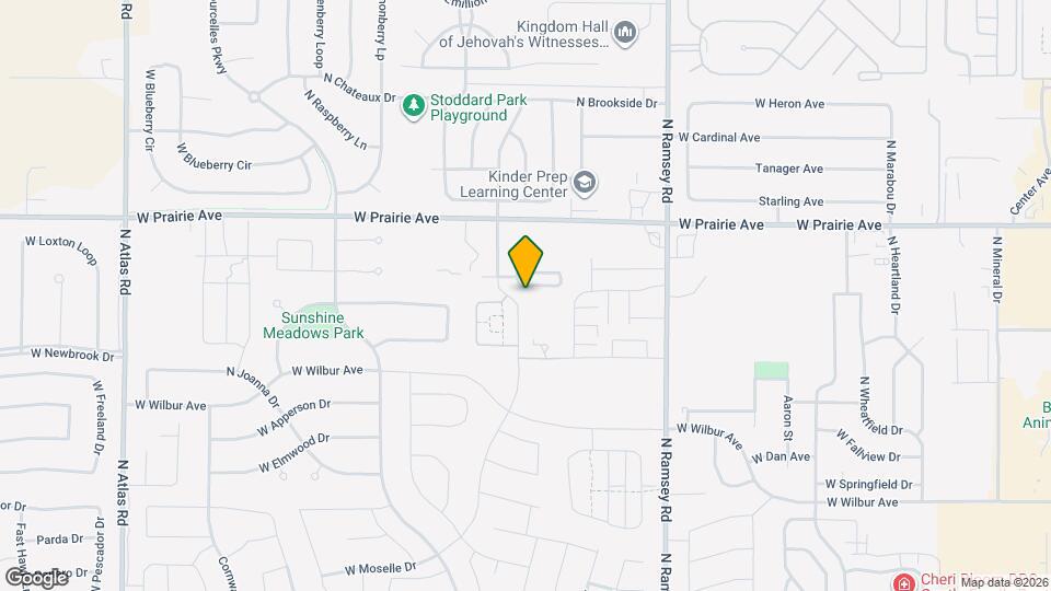 1452 W Moselle Dr Map and Location Details
