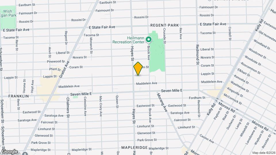 15228 Lappin St Map and Location Details