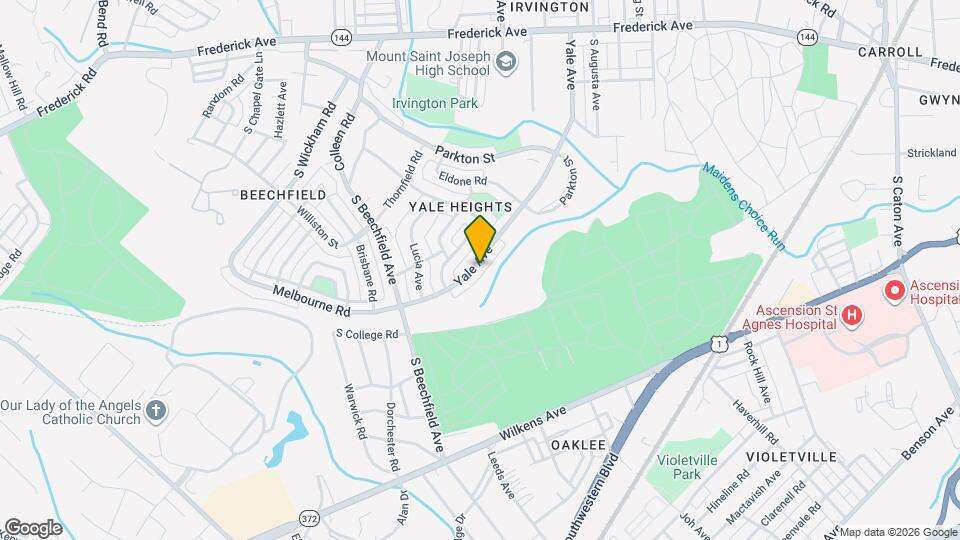 751 Yale Ave Map and Location Details