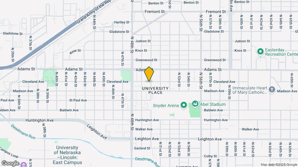 2837 N 50th St Map and Location Details