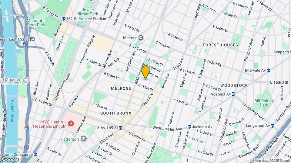 428 E 157th St Map and Location Details