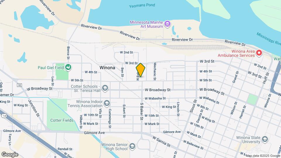 920 W 5th St Map and Location Details