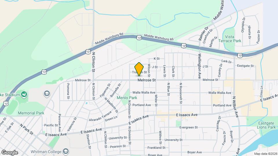 1533 Melrose St Map and Location Details