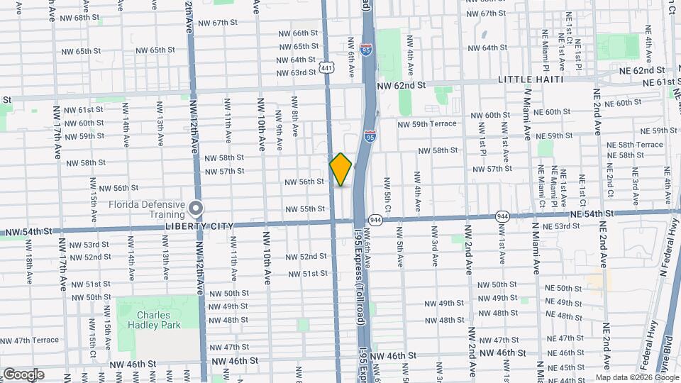 5590 NW 6th Pl, Unit Near Wynwood Mapa y Detalles de la Ubicación