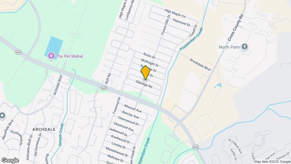 4633 Forest Hills Dr Map and Location Details