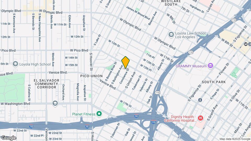 1325 Constance St Map and Location Details
