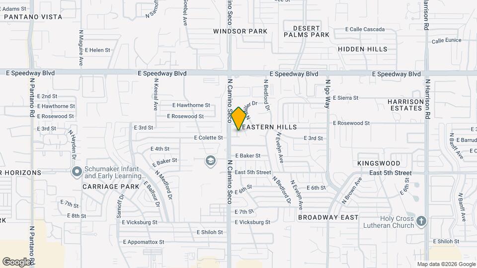 806 N Crescent Ln Map and Location Details