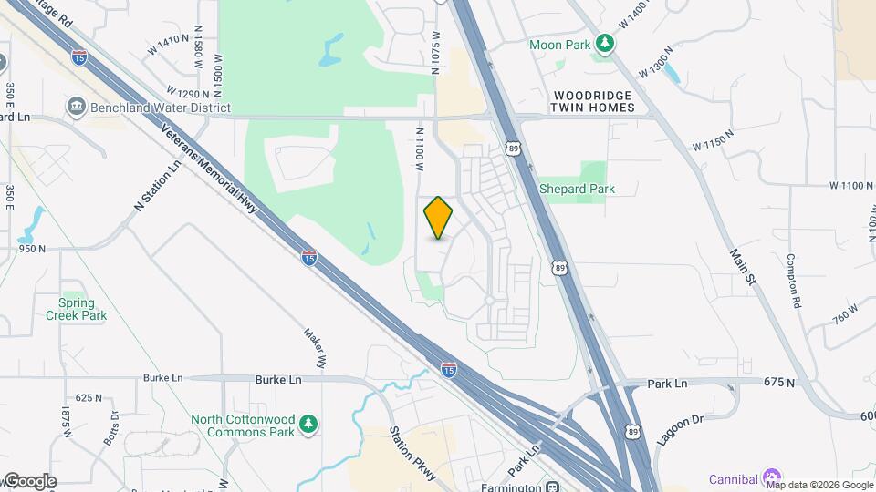 1058 Aberdeen Cir Map and Location Details