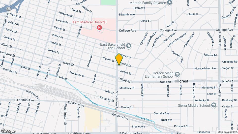 1407 Mount Vernon Ave Map and Location Details