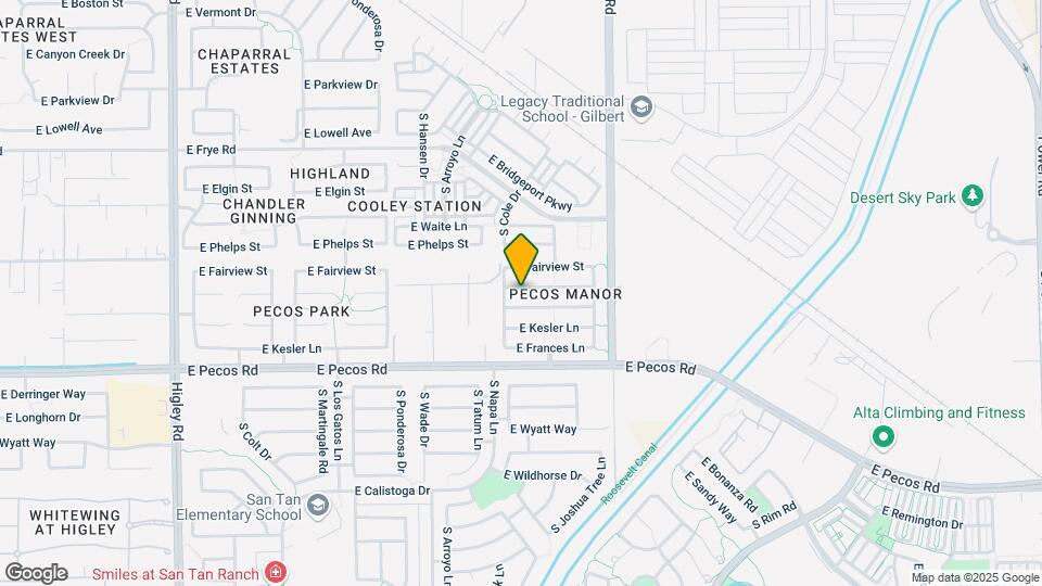 3829 E Morelos St Map and Location Details