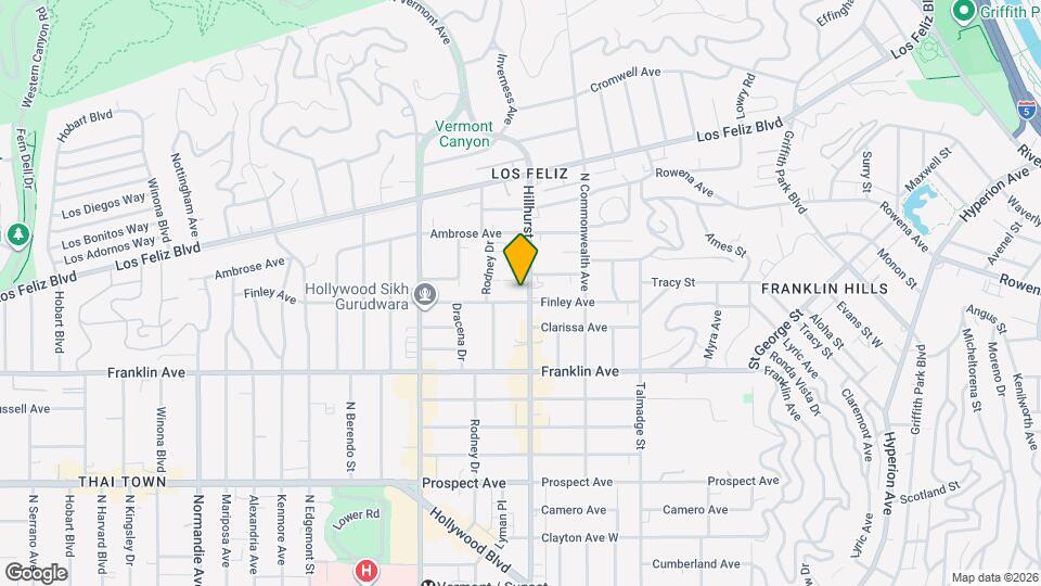 4507 Finley Ave Mapa y Detalles de la Ubicación