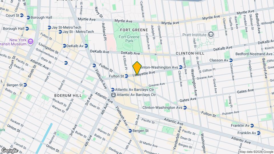 90 Lafayette Ave Map and Location Details