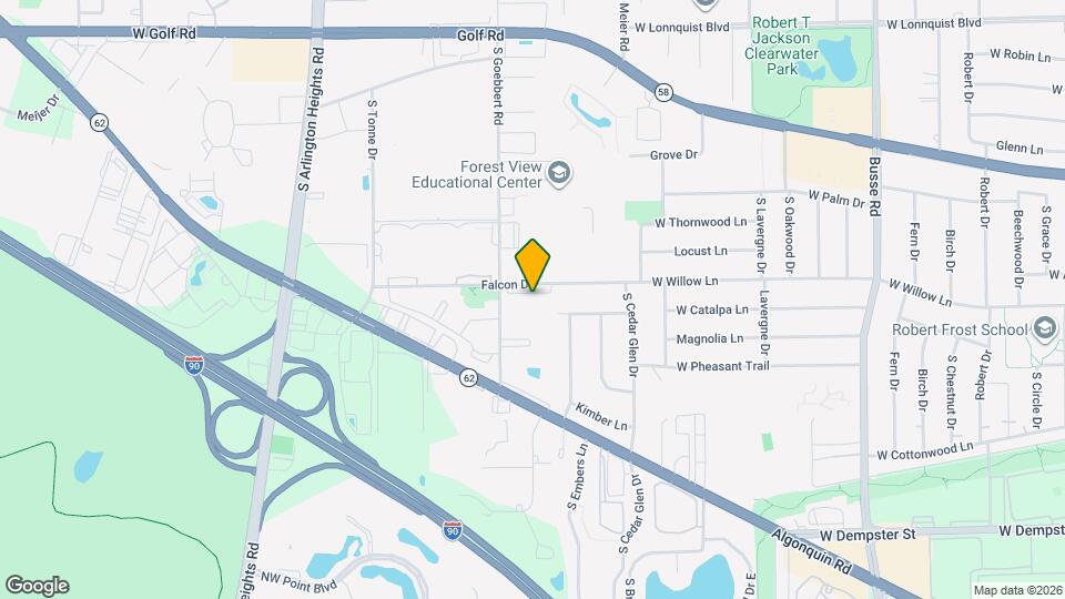 707 Falcon Dr Map and Location Details