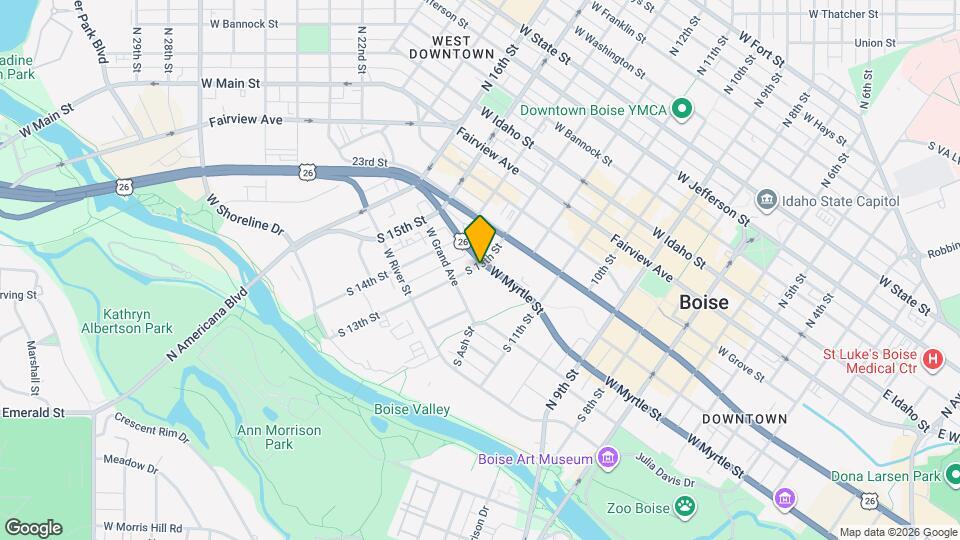 406 S 13th, Unit 101 Map and Location Details