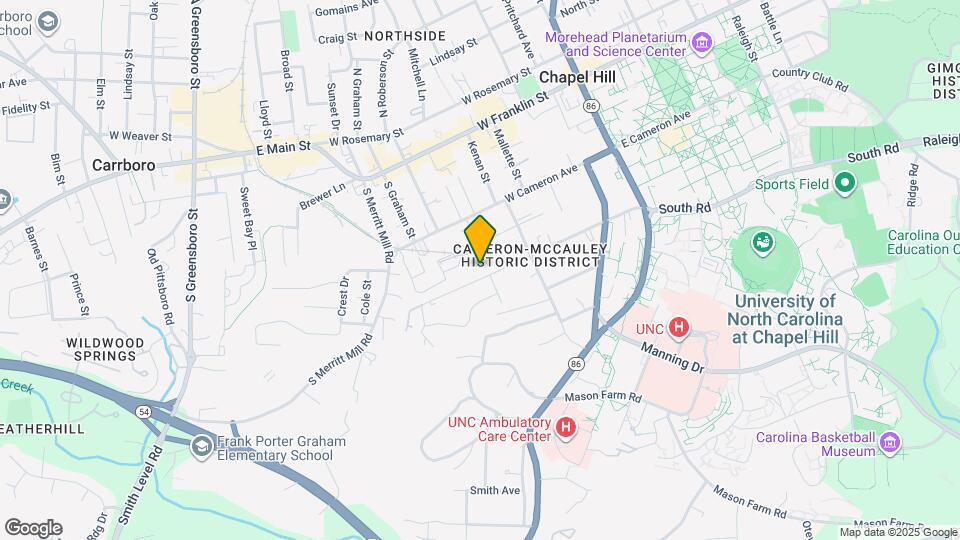 400 1/2 McCauley St Map and Location Details