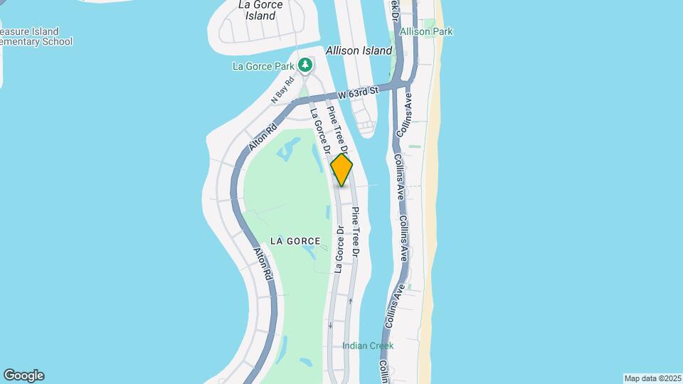 5835 La Gorce Dr Map and Location Details