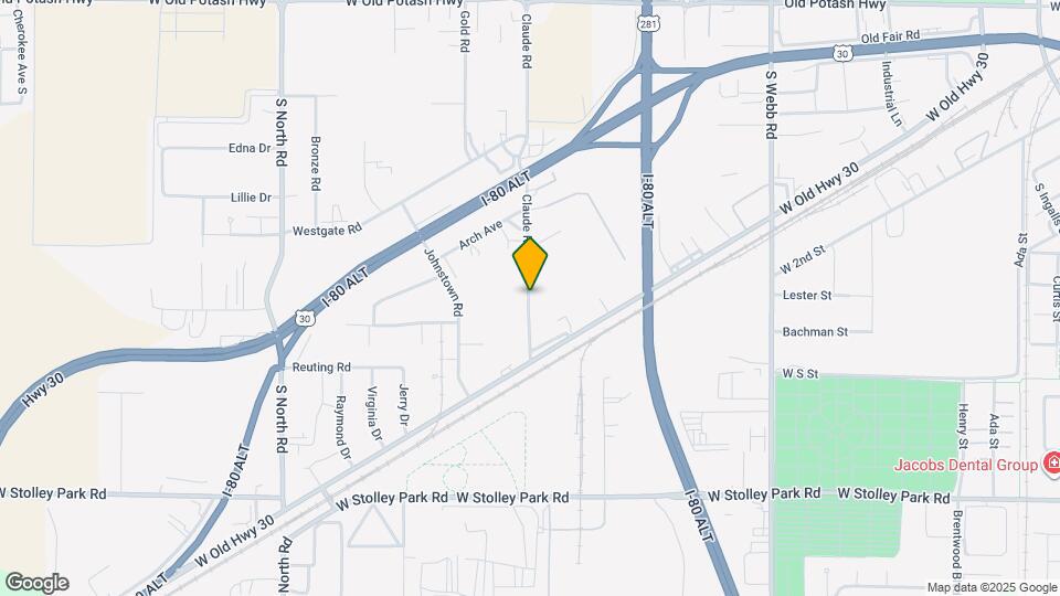 1215 Claude Rd Map and Location Details