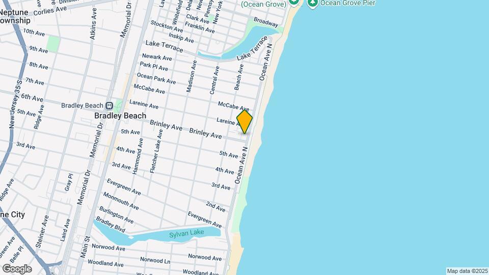 609 Ocean Ave Map and Location Details