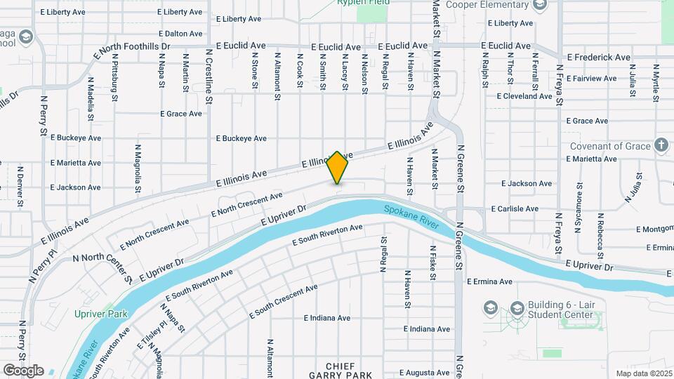 2603 E Upriver Dr Map and Location Details