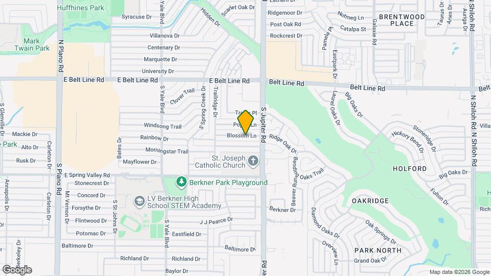 2120 Blossom Ln Map and Location Details