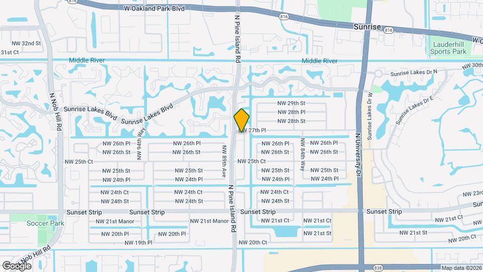 2671 NW 87th Ln Map and Location Details