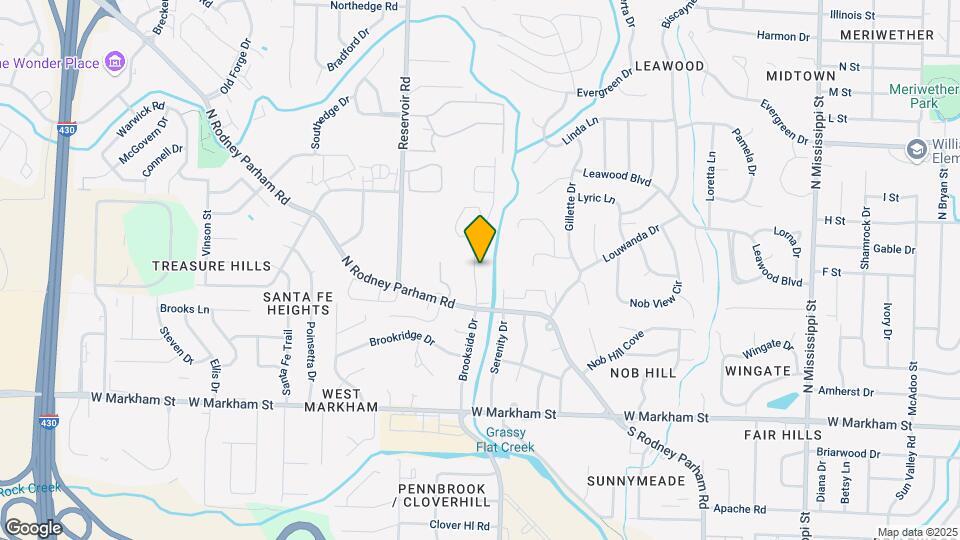 609 Brookside Dr Map and Location Details