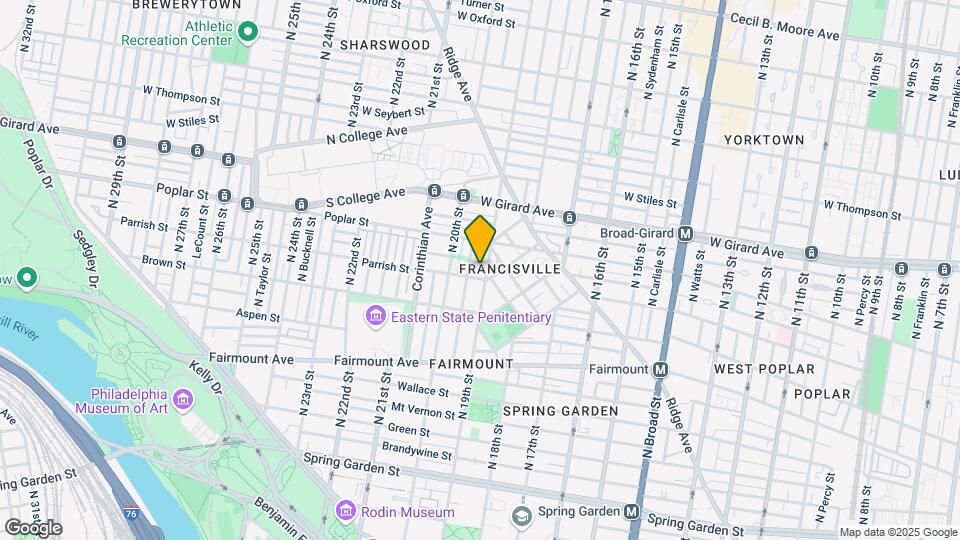 850 N 19th St Map and Location Details