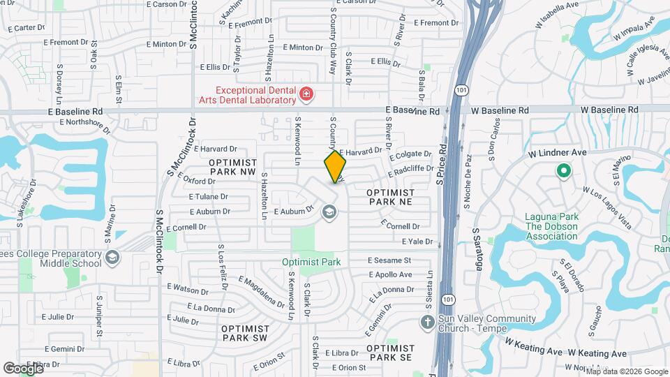 1976 E Del Sur Dr Map and Location Details