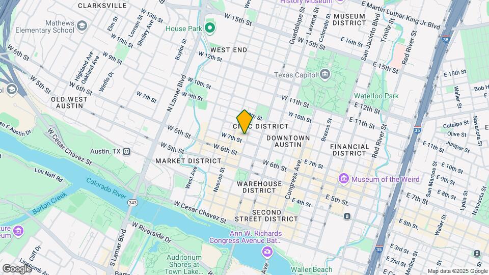 702 San Antonio St Map and Location Details