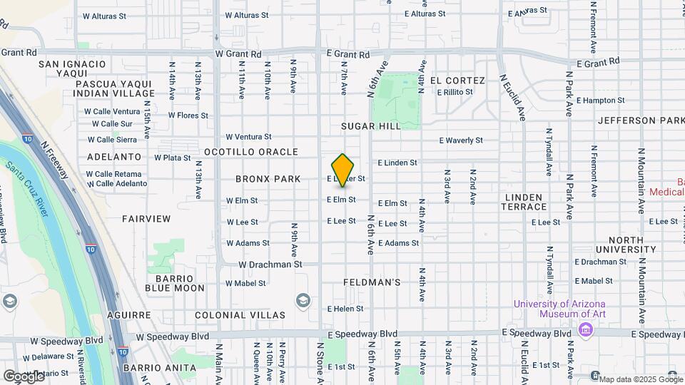 1705 N 7th Ave Mapa y Detalles de la Ubicación
