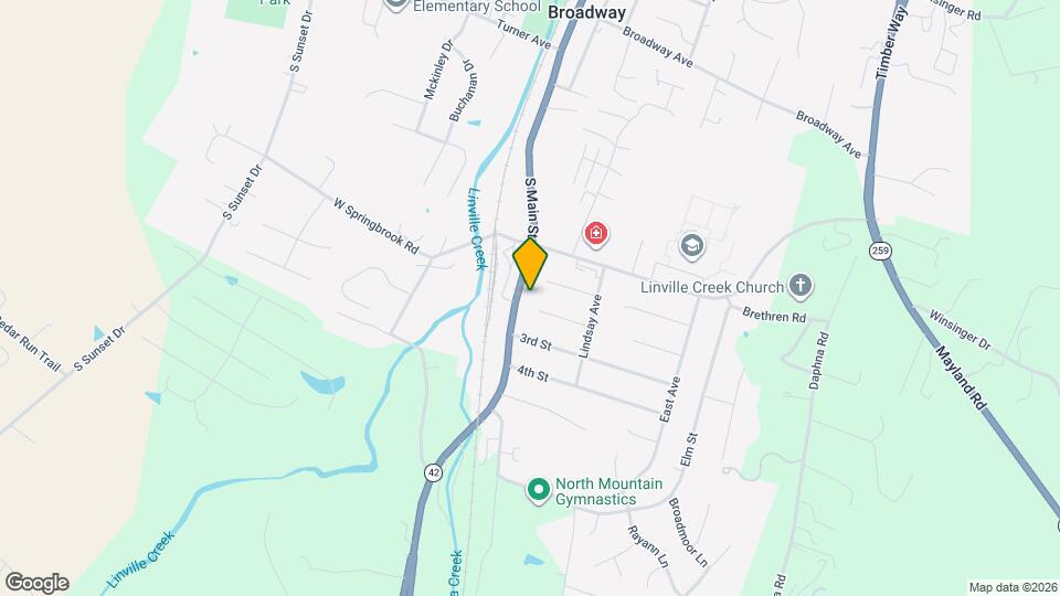 423 S Main St Map and Location Details