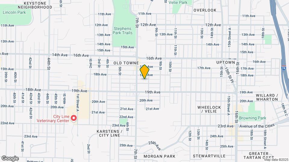 728 18th Ave Mapa y Detalles de la Ubicación