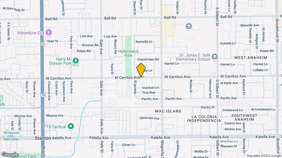 10517 Sylvan St Map and Location Details